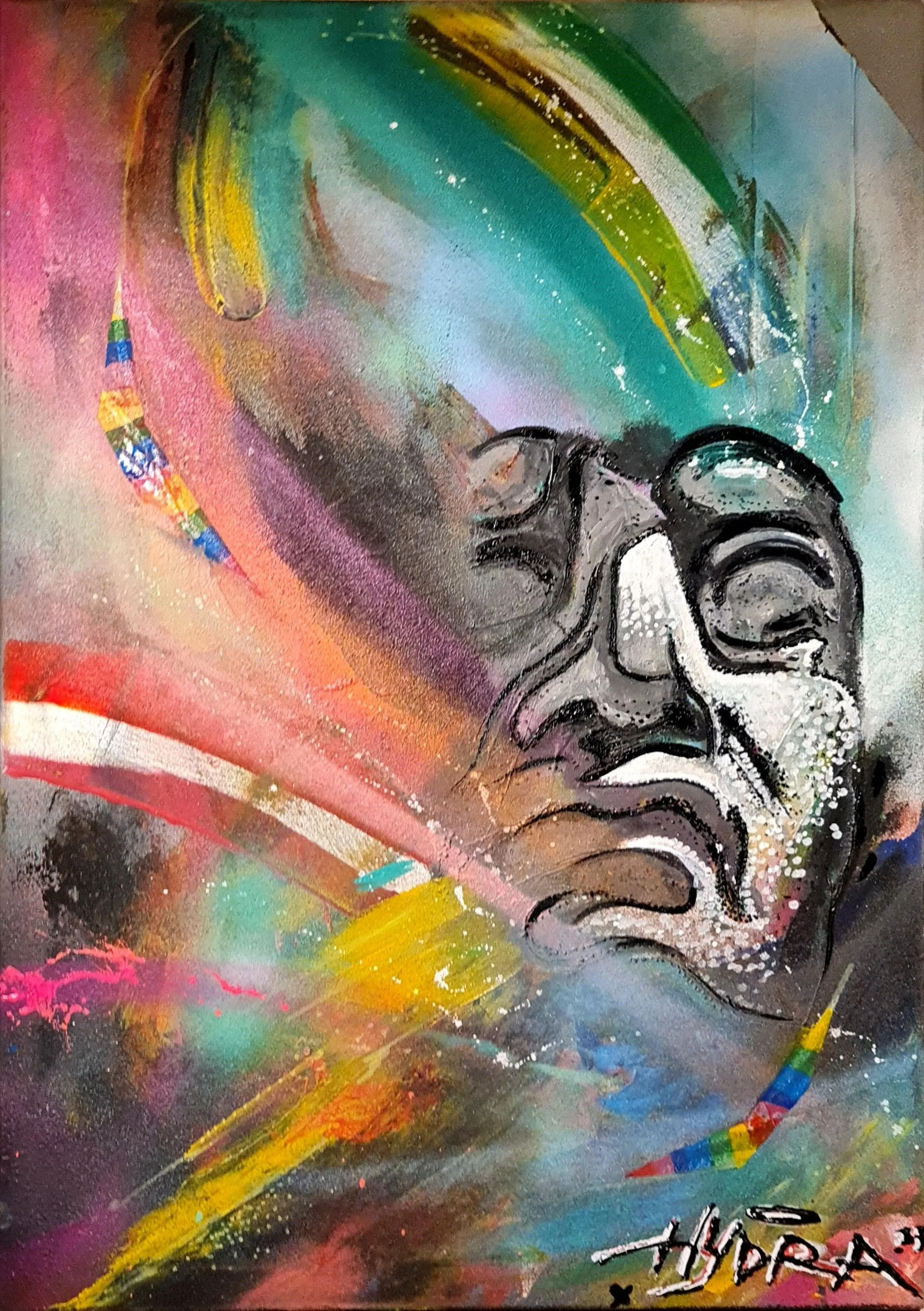 Mask — original artwork by Leo Hydra Studio