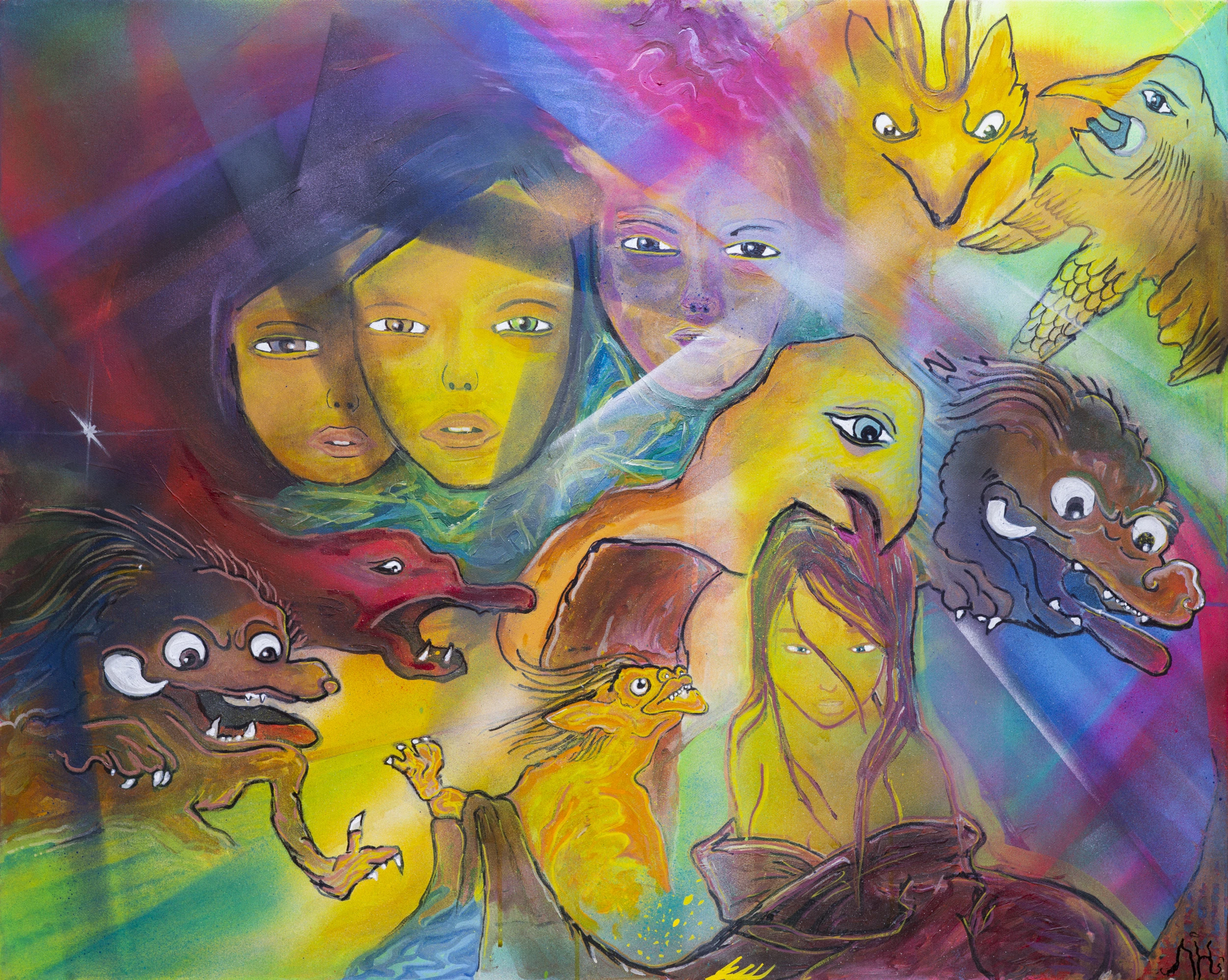 Fairytales — limited edition print by Leo Hydra Studio